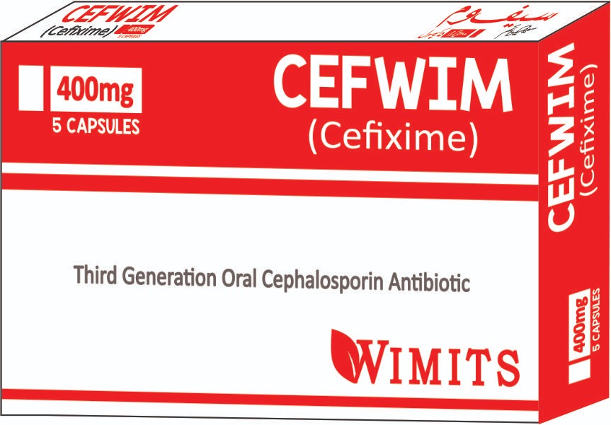 Cefwim 400mg Capsule (Cefixime) strip pack – WIMITS Pharmaceuticals
