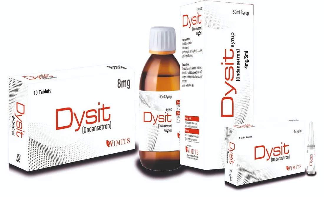 Dysit Syrup (Ondansetron) strip pack – WIMITS Pharmaceuticals