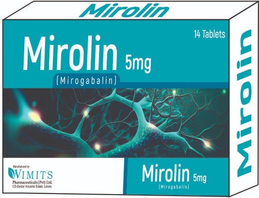 Mirolin 5mg (Mirogabalin) strip pack – WIMITS Pharmaceuticals