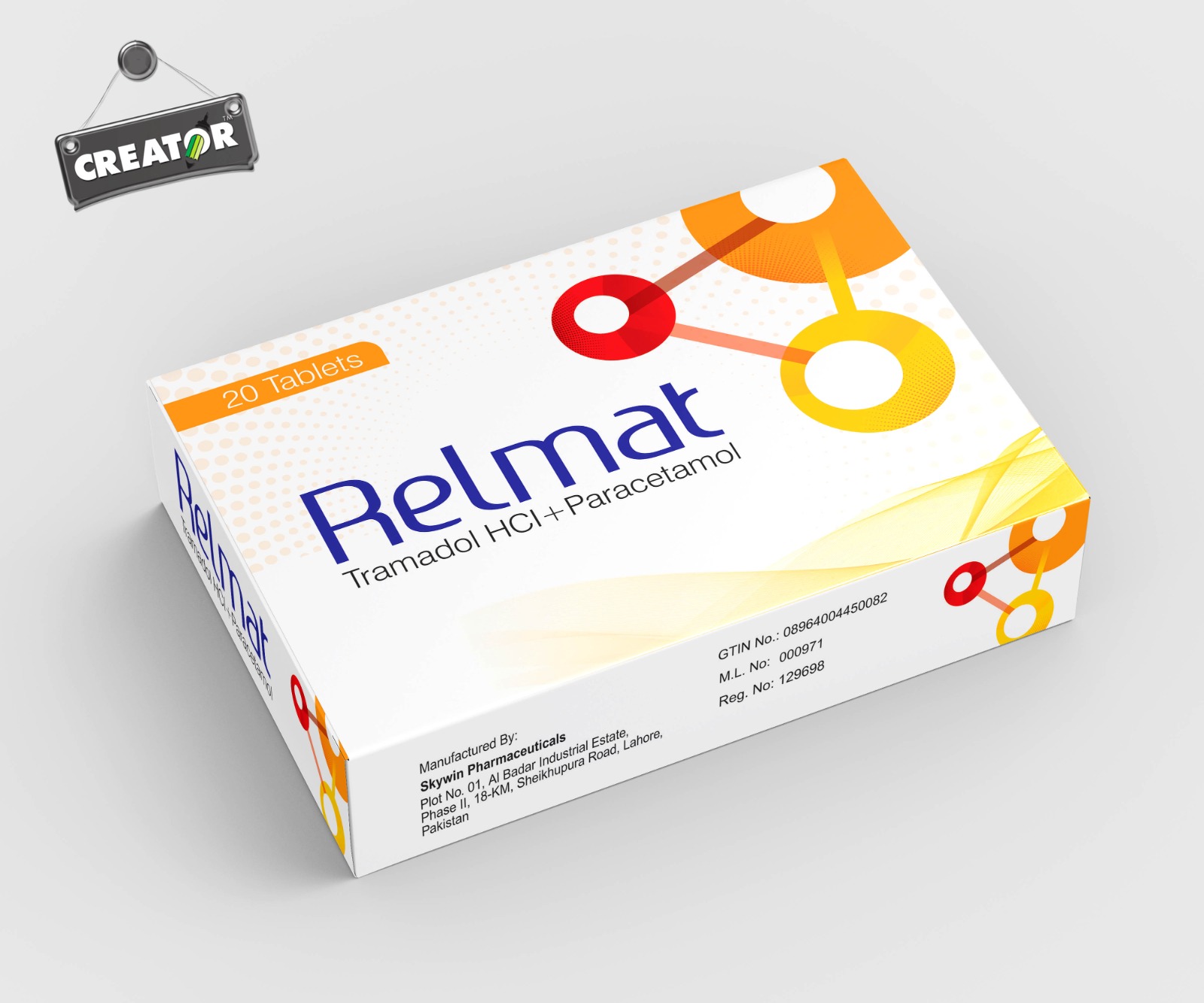 Relmat Tablet (Paracetamol) strip pack – WIMITS Pharmaceuticals