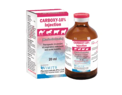 CARBOXY-10% Injection-(for 1 ml)-Marbofloxacin (BP Vet)....100mg   (Wimits Specs) – Wimits Pharmaceuticals
