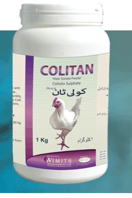 COLITAN Powder-Each gram powder contains: Colistin Sulphate (BP)....5 M.I.U – Wimits Pharmaceuticals