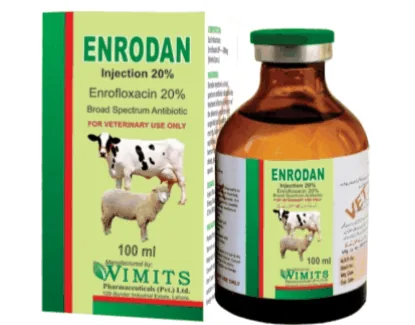 ENRODON Injection-(for 1 ml)-Enrofloxacin BP....200mg  (Wimits Specs) – Wimits Pharmaceuticals