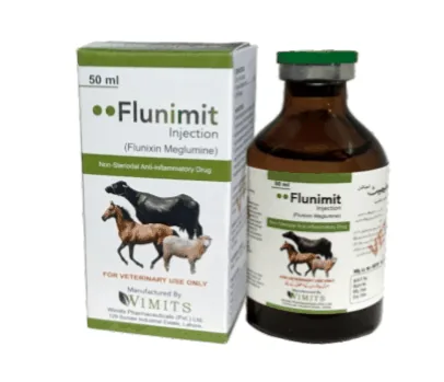 FLUNIMIT Injection-Each ml contains: Flunixin Meglumine....50mg   (USP Specs)– Wimits Pharmaceuticals