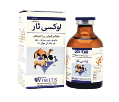 LOXITAR Injection-Each ml contains: Meloxicam BP....10mg   (BP Specs) – Wimits Pharmaceuticals