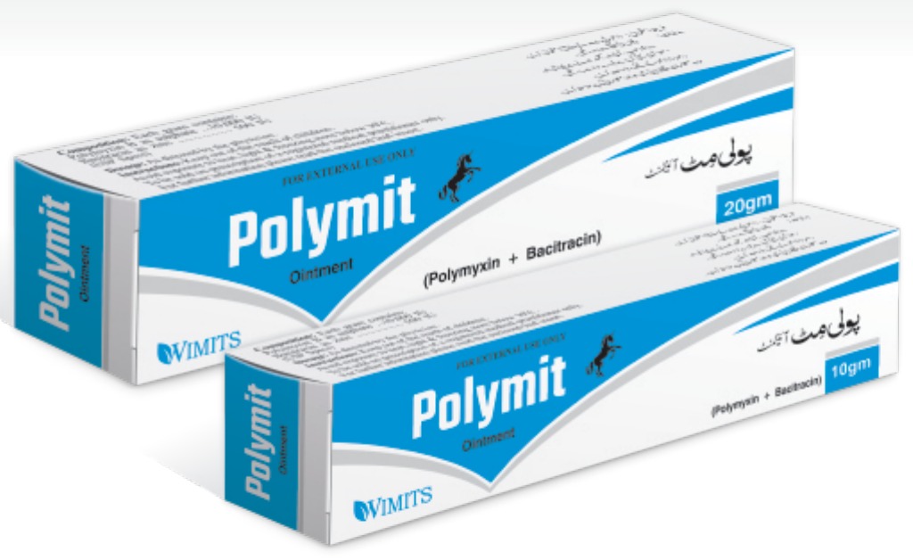 Polymit Ointment (Polymyxin B + Bacitracin) – Wimits Pharmaceuticals