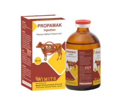 PROPAMAK Injection-Each 100ml contains: Phenoxy-2-Methyl-2-Propionic Acid....10g   (Wimits Specics) – Wimits Pharmaceuticals