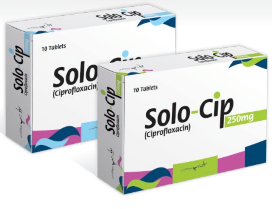 Solo-Cip Tablet (Ciprofloxacin 250mg / 500mg) – Wimits Pharmaceuticals