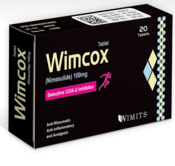 Wimcox 100mg Tablet (Nimesulide........................100 mg) – Wimits Pharmaceuticals